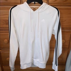 White Adidas Hoodie